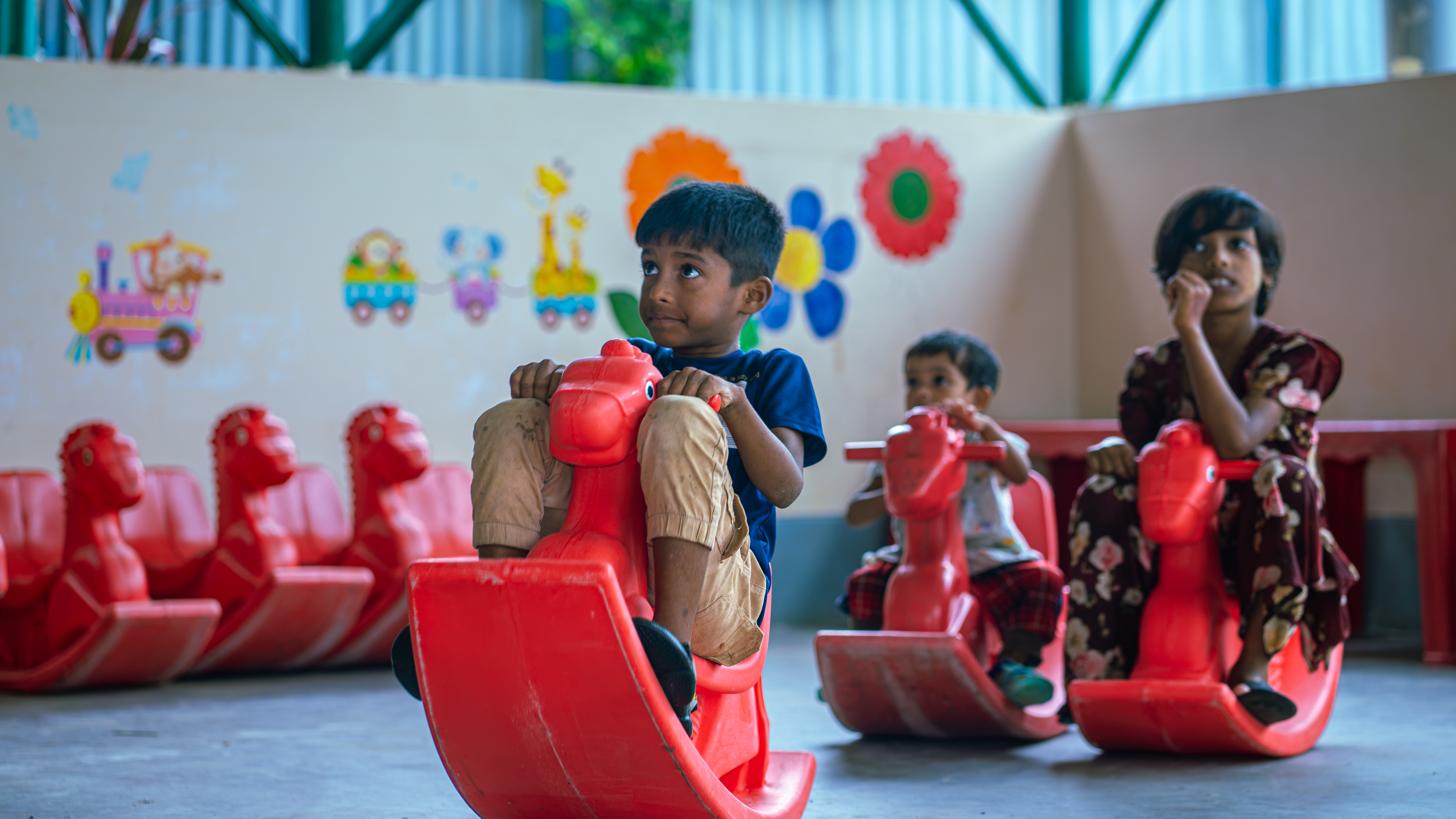 Kinderen die spelen