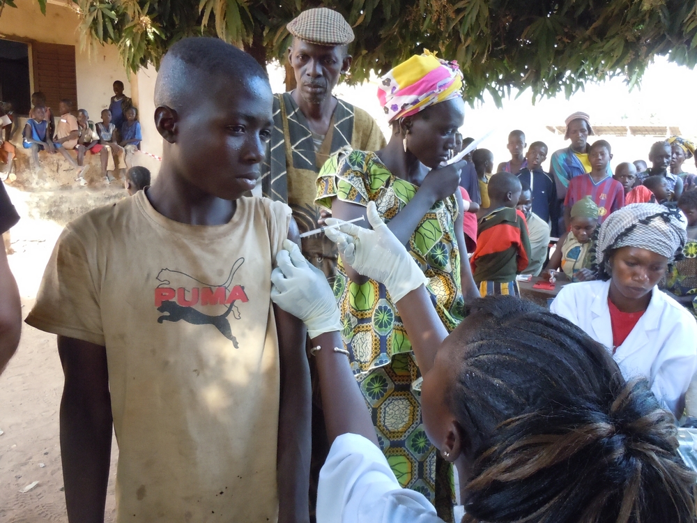 Le vaccin prometteur MenAfriVac à été introduit au Mali en décembre 2010 © Julie Damond/MSF. Mali, 2010.