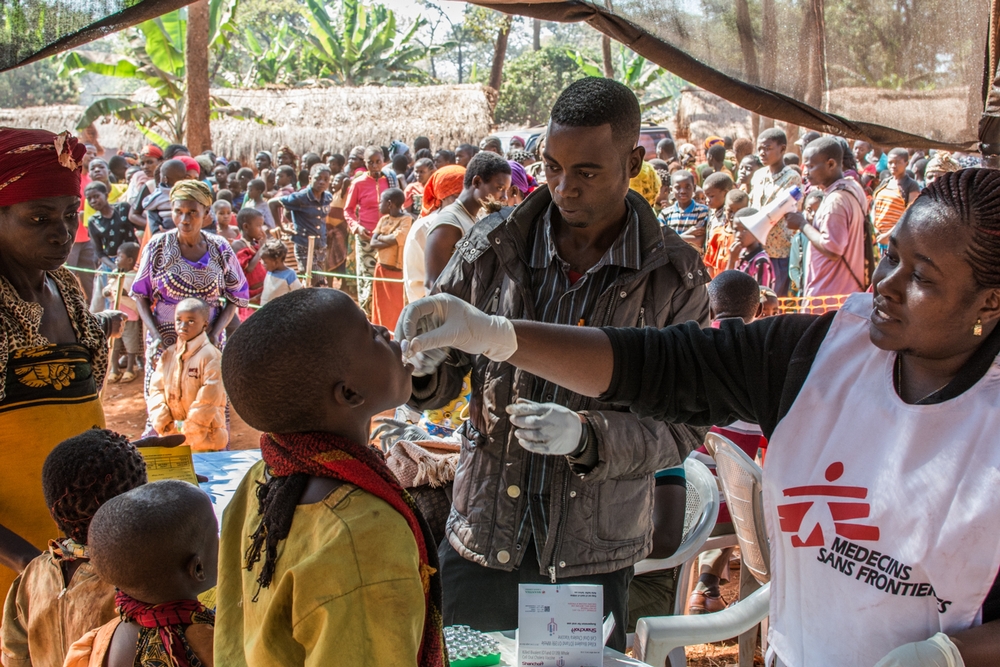 les équipes MSF ont vacciné plus de 107 000 personnes contre le choléra. © Erwan Rogard