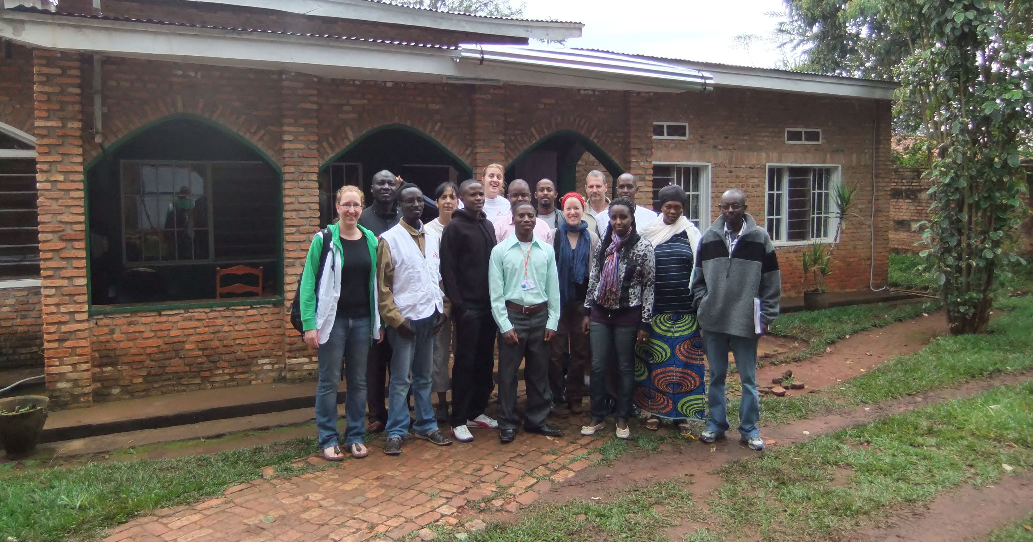 Het team in Kirundo