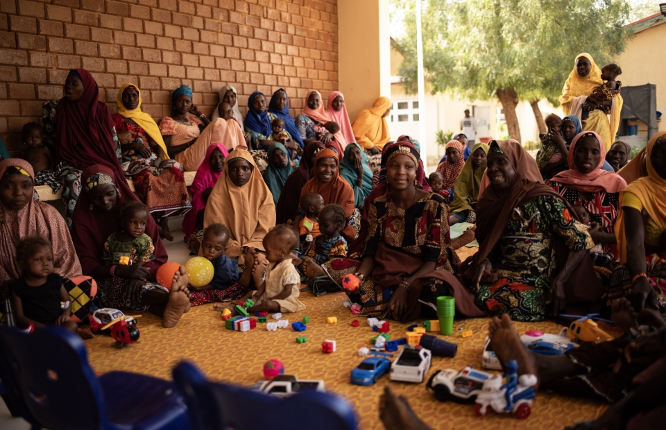 Vrouwen en kinderen Nigeria